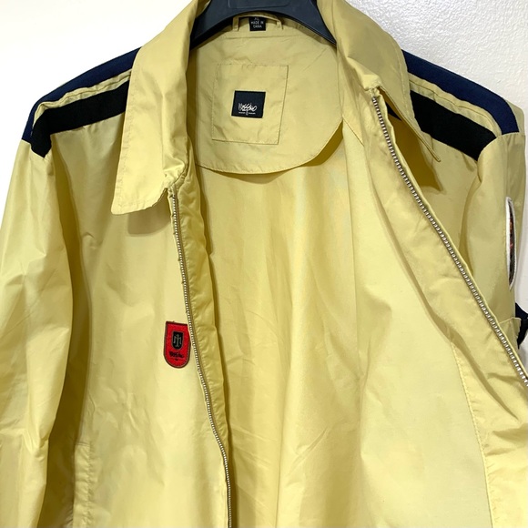 NWOT Mossimo Men’s Yellow Unlined Windbreaker Light Jacket Size XL - Picture 4 of 11